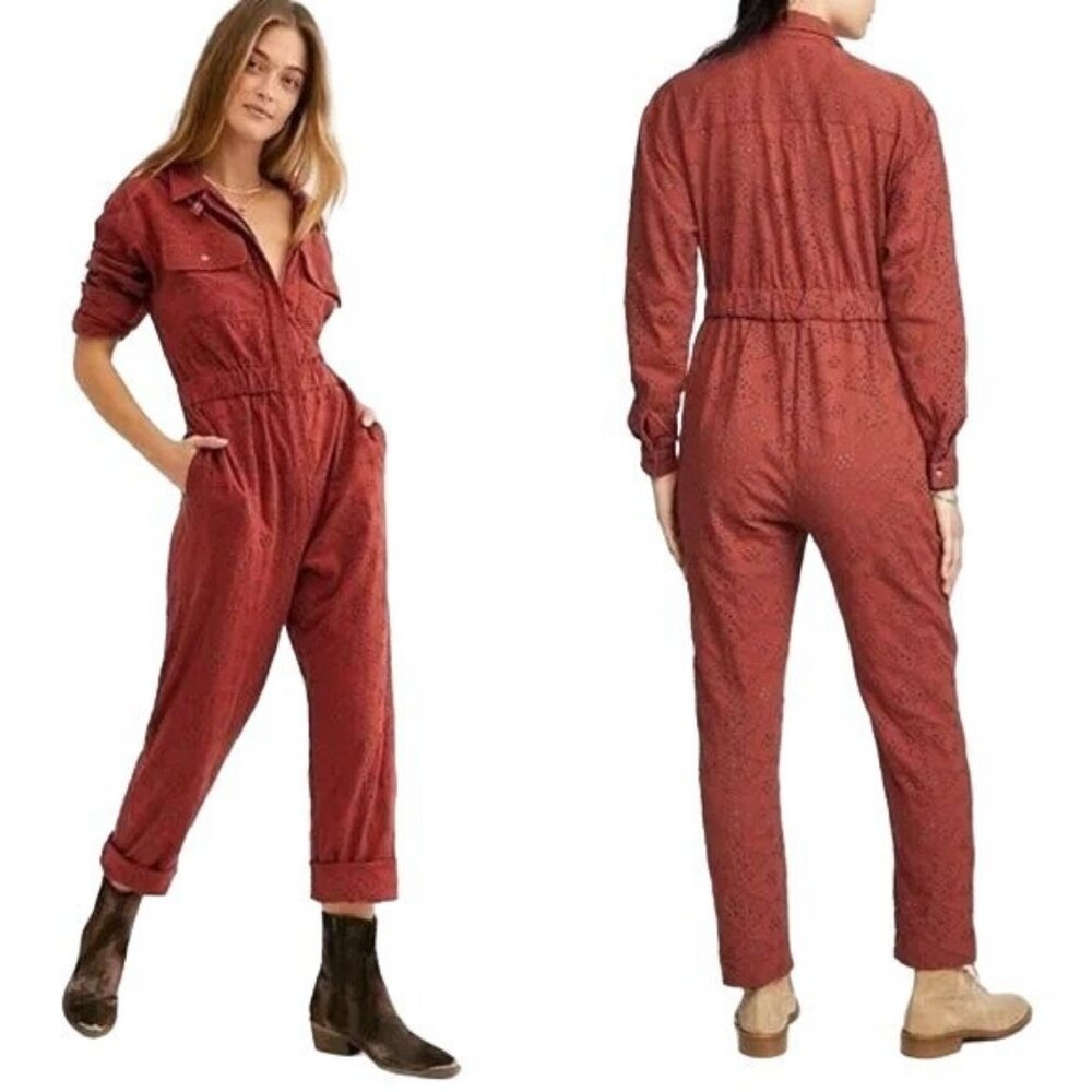 Free People Set the Tone Jumpsuit - Picture 1 of 8